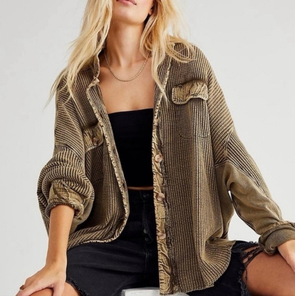 Free People FP One Scout Shirt Jacket Small
